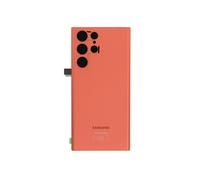 Vitre arrière de remplacement pour Samsung Galaxy S22 Ultra Rouge