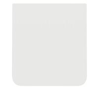 Vitre Arrière Inférieure pour Galaxy Z Flip 6 avec Adhésif Intégré Blanc