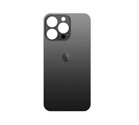 Vitre Arrière Iphone 13 Pro Noir Gris Face Arrière Adhésif Big Hole Logo Neuf