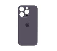 Vitre Arrière Iphone 14 Pro Mauve Violet Face Arrière Big Hole Logo