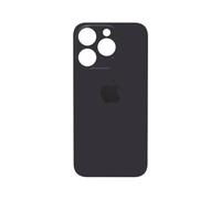 Vitre Arrière Iphone 14 Pro Max Noir Face Arrière Big Hole Logo