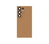 Samsung Vitre arrière Original pour Samsung Galaxy S24 Ultra Rose champagne