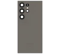 Vitre arrière Original pour Samsung Galaxy S24 Ultra Samsung Gris foncé