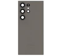 Vitre arrière Original pour Samsung Galaxy S24 Ultra Samsung Gris Foncé