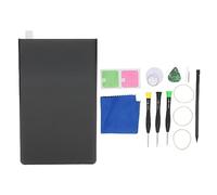 Vitre Arrière pour Google Pixel 6 Pro, Remplacement du Couvercle de la Batterie du Panneau Arrière du Téléphone Portable avec Kit D'outils de Réparation, Professionnelles (Noir)