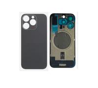 Vitre Arrière pour iPhone 16 Pro Noir avec Support et NFC