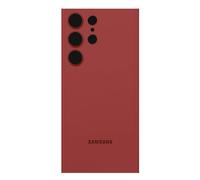 Vitre Arrière pour Samsung Galaxy S23 Ultra avec Lentille Caméra Original Rouge
