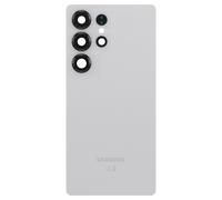 Samsung Vitre arrière pour Samsung Galaxy S25 Ultra Original Service Pack Argent