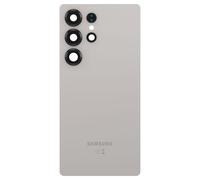 Vitre arrière pour Samsung Galaxy S25 Ultra Original Service Pack Samsung Gris clair