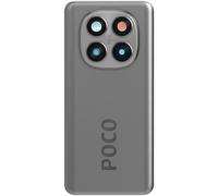 Xiaomi Vitre arrière pour Xiaomi Poco X7 Original Service Pack Argent color_ex G