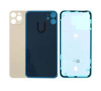 Vitre Arriere Remplacement iPhone 11 Pro Max OR Gold +Autocollant Preinstalle