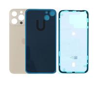 Vitre Arriere Remplacement iPhone 13 Pro Max Or Gold +Autocollant Preinstalle