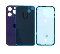 Vitre Arriere Remplacement iPhone 14 Pro Max Violet intense avec Autocollant