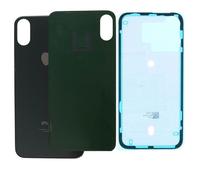 Vitre Arriere Remplacement iPhone X Noir Gris Sideral +Autocollant preinstalle