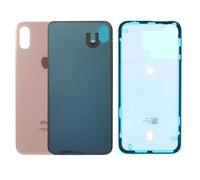 Vitre Arriere Remplacement iPhone XS OR Gold +Autocollant preinstalle