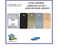 Vitre Arrière Samsung A3 2017 A320 Noir Argent Or Rose
