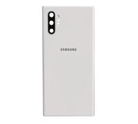 Vitre arrière - Samsung - Galaxy Note 10 Plus - Blanc - Remplacement - Adhésif intégré