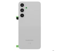Vitre arrière - Samsung Galaxy S24 FE - Argent - Remplacement - Installation simplifiée