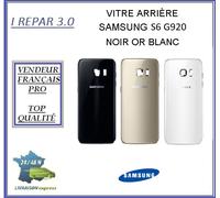 Vitre Arrière Samsung S7 Edge G935F Noir Blanc Argent Or