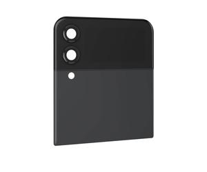 Vitre Arrière Supérieure pour Samsung Galaxy Z Flip 4 avec Écran Externe Noir
