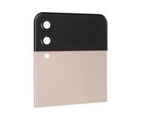 Vitre Arrière Supérieure pour Samsung Galaxy Z Flip 4 avec Écran Externe Samsung Rose champagne