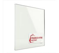 Vitre d’Insert pour poêle à Bois - Verre de Rechange Haute température - Transparent et sur Mesure - Schott Robax - Autonettoyante - 620 x 430 x 4 mm