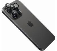 Vitre de l'appareil photo FIXE pour Apple iPhone 16 Pro/16 Pro Max noir