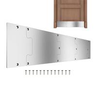 Vitre de porte d'entrée, de poussée de porte intérieure, porte de protection sous de sol, de poussée anti-rayures en acier inoxydable pour salon, chambre à coucher, garage