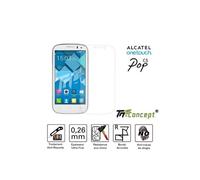 Vitre de protection écran - Alcatel C5 - TM Concept - Verre trempé HQ (0,26mm Bords arrondis)