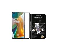 Vitre en verre trempé Full cover noir pour Oppo Reno 4Z 5G -