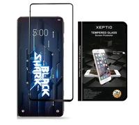 Vitre en verre trempé Full cover noir pour Xiaomi Black Shark 5 5G -
