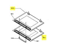 VITRE EXTERIEURE AVEC ENCADREMENT WH POUR FOUR WHIRLPOOL - 481246448139