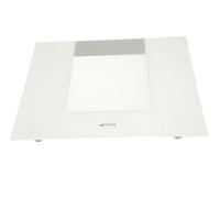 VITRE EXTERIEURE DE PORTE BLANCHE pour FOUR SMEG - 692532422