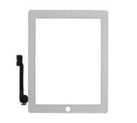 Vitre Face Avant Et Surface Tactile Apple Ipad 4 Coloris Blanc