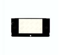 Vitre frontale pour écran supérieur compatible avec la Nintendo 3DS, Couleurs:noir