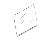 Vitre intérieure d'origine 493 x 405 mm Four, cuisinière 290480002 BEKO, INDESIT