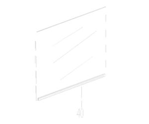 Vitre intérieure (repère 40) 520X400 mm Four, cuisinière 290440377 BEKO