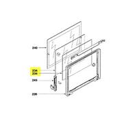 VITRE INTERMEDIAIRE DE PORTE pour FOUR FAGOR - 72X0281