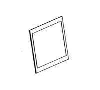 Vitre intermédiaire d'origine 476X396 mm Four cuisinière 290480003 BEKO GRUNDIG