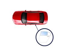 Vitre latérale de porte arrière gauche teintée verte Renault Clio 5 depuis 2019 - 823015115R