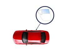 Vitre latérale porte arrière droite teintée verte Citroen C3 1 2002-2009 - 2726RGSH5RD / 9204E5