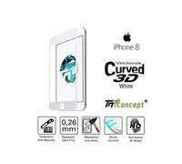 Vitre protection incurvée 3D Apple iPhone 8 Blanc