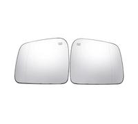 Vitre Retroviseur Chauffant Remplacement De La Glace Du Rétroviseur Intérieur Blanc Avec Dégivrage Pour Grand Pour Cherokee 2011 2012 2013 2014 2015 2016-2020(1 paire)