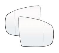 Vitre Rétroviseur Côté Miroir D'aile Porte Latérale Verre Chauffé À 4 Broches Lentille Convexe Extérieure Pour Bmw X5 E70 Pour Lci 2007-2013 E71 E72 Glace Rétroviseur(Gauche et droite)