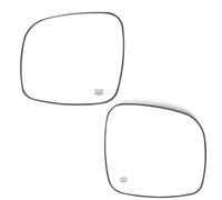 Vitre Retroviseur Gauche Compatible Avec Dodge Pour Grand Pour Caravan 2008 2009 2010 2011 2012-2020 Rétroviseur Intérieur Chauffant Plaque Fixation