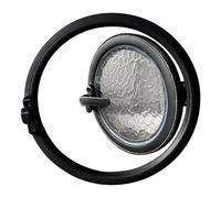 Vitre ronde de rechange avec verre trempé et poignée pour décoration