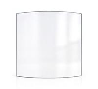 Vitre Supra Ontario 3 - Verre Courbe pour poêle à Bois - 398 x 410 mm (A x H) - 4 mm