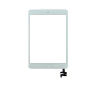 Vitre Tactile Ipad Mini 1 Ipad Mini 2 Blanc + Ic Puce Connecteur Et Bouton Home