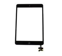 Vitre Tactile Ipad Mini 1 Ipad Mini 2 Noir + Ic Puce Connecteur Et Bouton Home