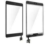 Vitre tactile pour iPad Mini et Mini 2 et Mini 3 avec Bouton Home Blanc